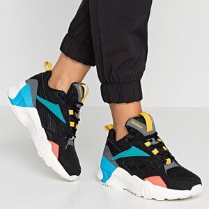 Reebok Aztrek Double Nu Mix Pops Sneakers Mid-Top Everyday Running Shoes 9.5